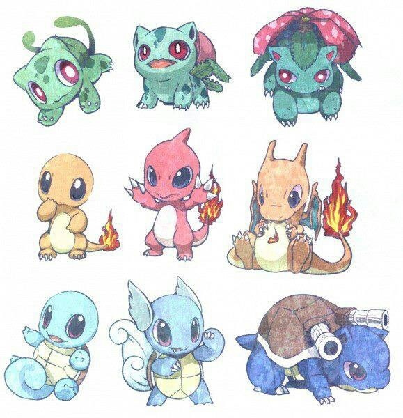 all pokemon evolutions